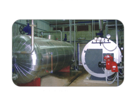Steam accumulator steam boiler